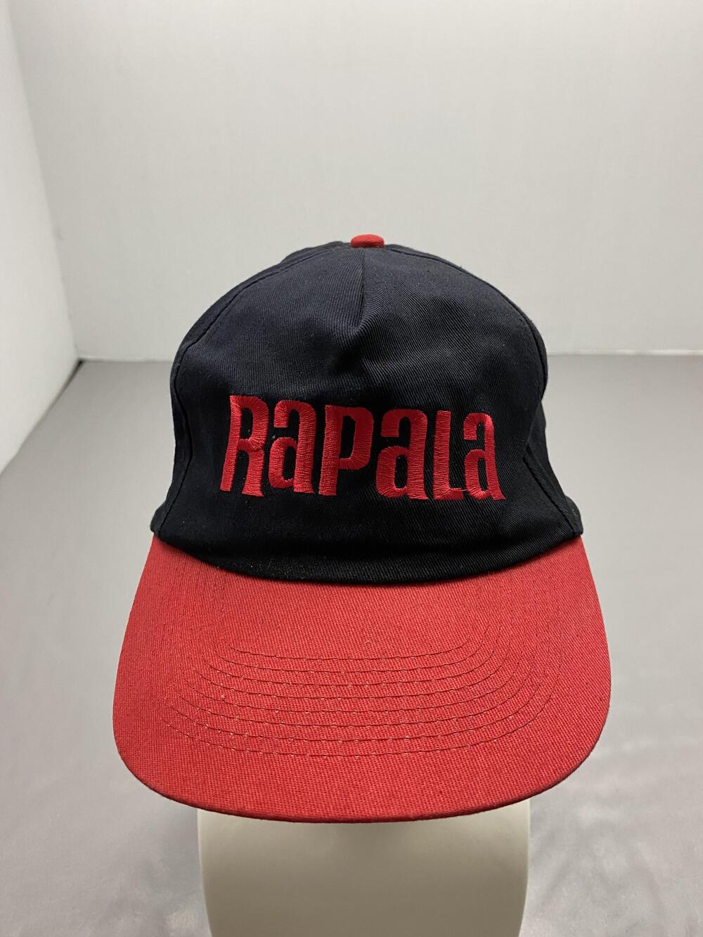 Hat Cap Snap Back One Size Black Rapala Twill Snapback Adjustable Mens